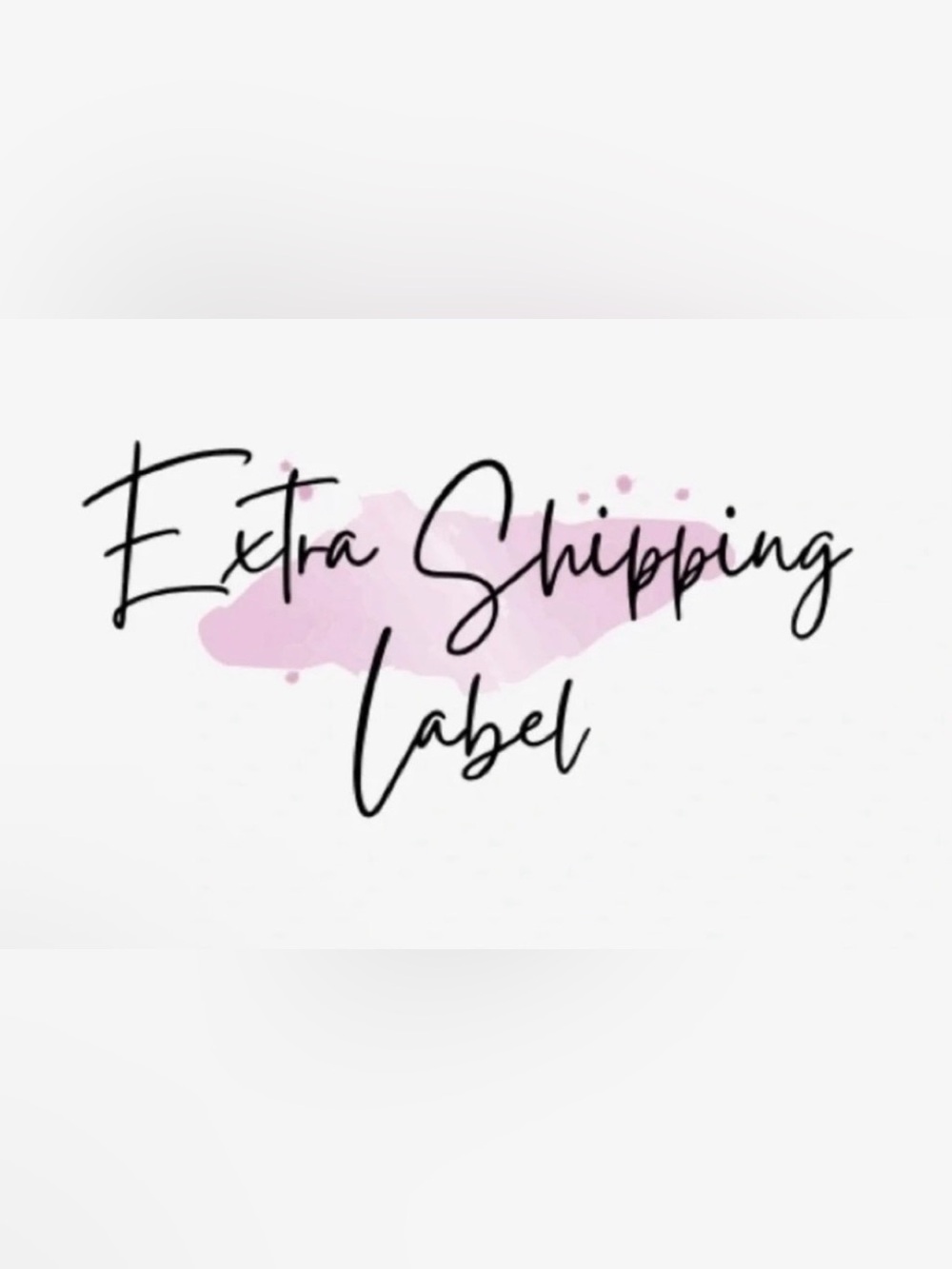 Shipping label